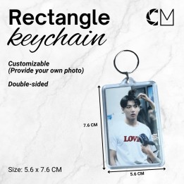 Rectangle Photo Keychain