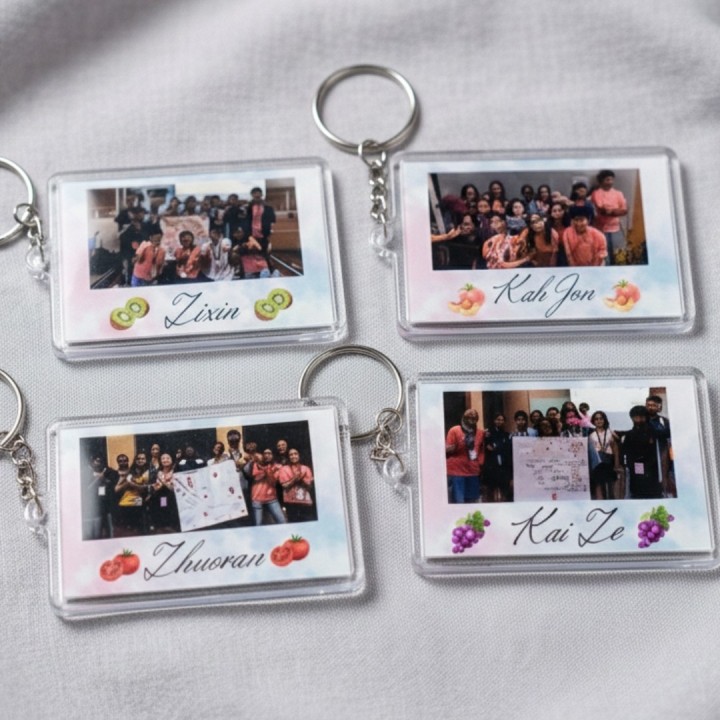 Rectangle Photo Keychain