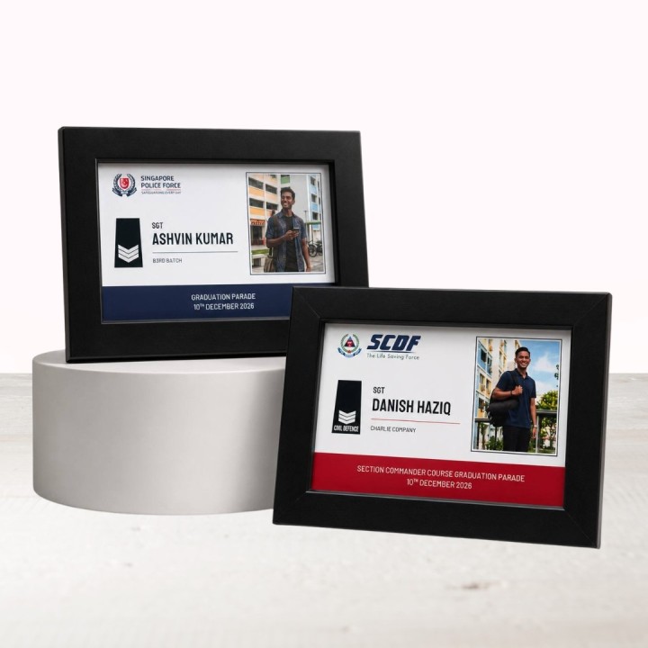 NS ORD/POP/Milestone Gift Plaque Photo Frame