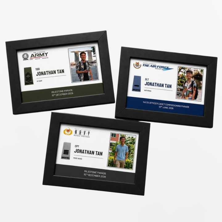 NS ORD/POP/Milestone Gift Plaque Photo Frame