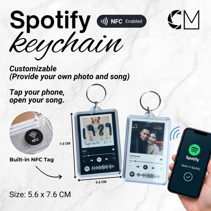 NFC Spotify Keychain